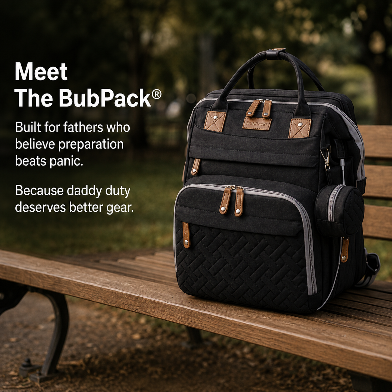 Wallenridge | BubPack® with built-in Changing Station and Bassinet